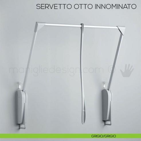 Servetto Otto Innominato per cabina armadio grigio-grigio