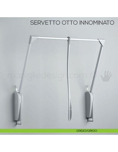 Servetto Otto Innominato per cabina armadio grigio-grigio