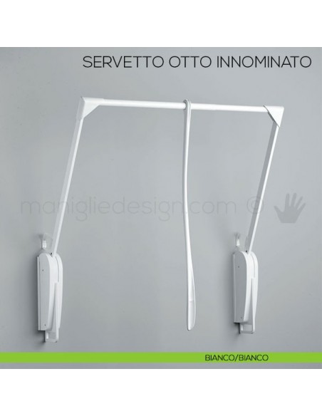 Servetto Otto Innominato per cabina armadio bianco-bianco