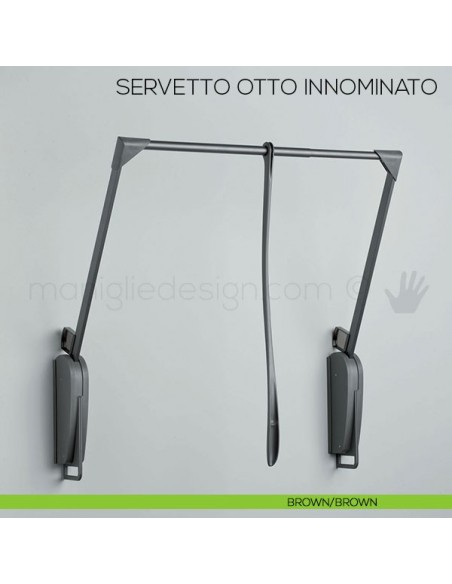 Servetto Otto Innominato per cabina armadio brown-brown