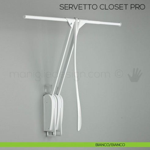 Servetto Otto Closet Pro per cabina armadio bianco-bianco