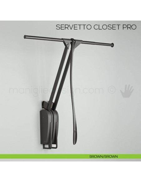 Servetto Otto Closet Pro per cabina armadio brown-brown