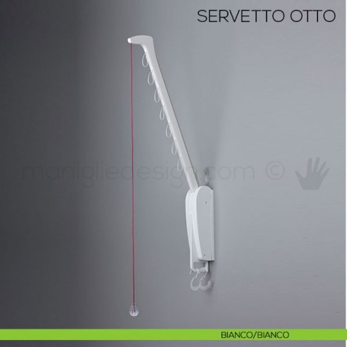 Servetto Otto per cabina armadio bianco