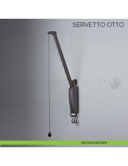 Servetto Otto per cabina armadio brown