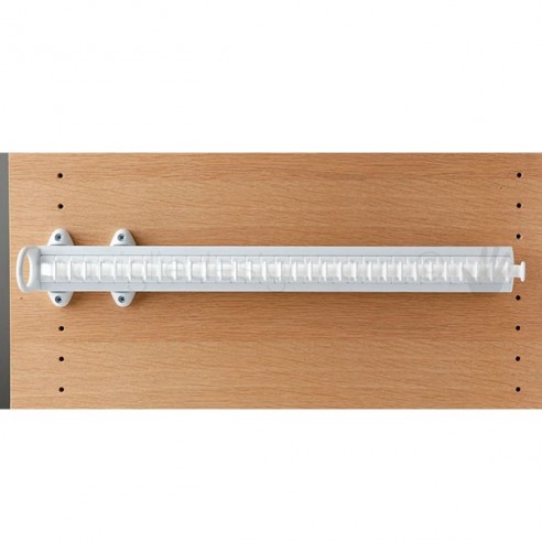 Portacravatte estraibile Servetto per armadio 32 ganci bianco-bianco