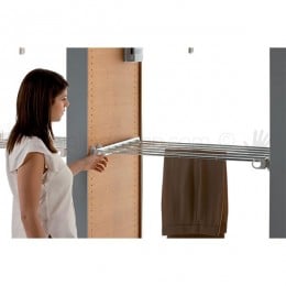 Portapantaloni estensibile estraiblle Servetto Twin per armadio