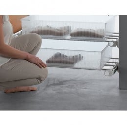 Cassetto senza coperchio con telaio Plus Servetto Roomy per armadio