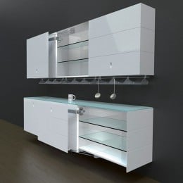 Sistema complanare per sportello Servetto Motion-V VS1