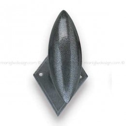 Pomello girevole in ferro per porta Metal Style 19103 misura 30x75 mm