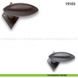 Maniglia in ferro per porta Metal Style 19189 2