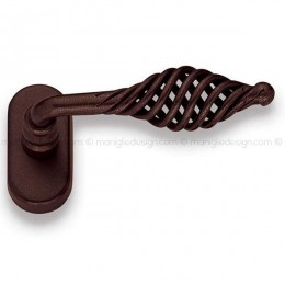 Maniglia in ferro per finestra martellina dk Metal Style 19143