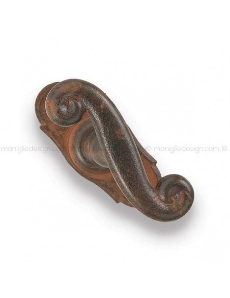 Maniglia in ferro per finestra martellina Metal Style 19096