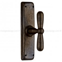 Maniglia in ferro vecchio per finestra cremonese Metal Style FE09029