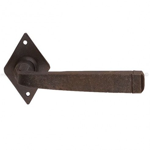 Maniglia Porta Nera Per Spessore 25-38 Mm - Design Moderno Per Porte Metalliche O In Ferro - Foto 8