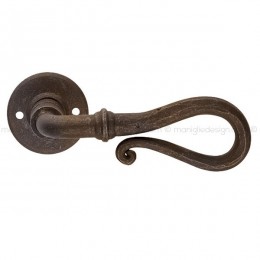Maniglia in ferro vecchio per porta Metal Style FE09025