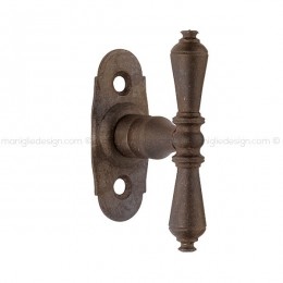 Maniglia in ferro vecchio per finestra martellina Metal Style FE09068