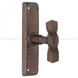 Maniglia in ferro vecchio per finestra cremonese Metal Style FE09092