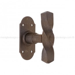 Maniglia in ferro vecchio per finestra martellina Metal Style FE09089