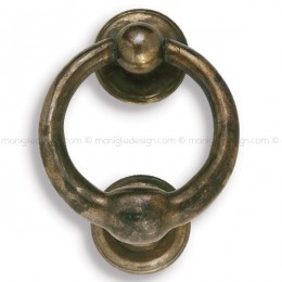 Battente ottone antico per porta Metal Style 26013 misura 110x155 mm