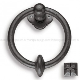 Battente in ferro per porta Metal Style 26024 misura 115x145 mm