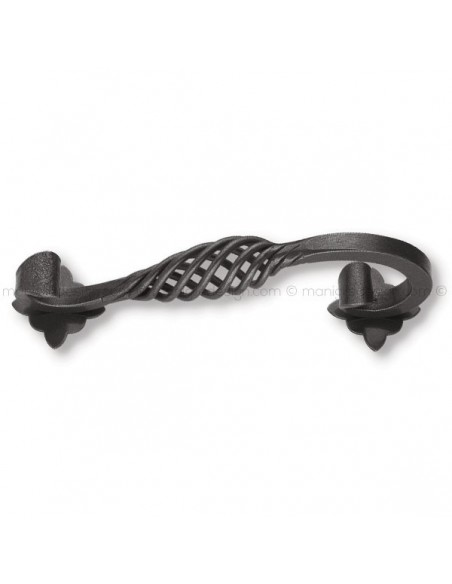 Maniglione in ferro per porta Metal Style 26039 interasse 180 mm