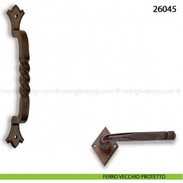 Maniglione in ferro per porta Metal Style 26045 2