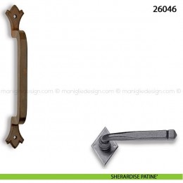 Maniglione in ferro per porta Metal Style 26046 2