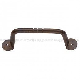 Maniglione ferro vecchio per porta Metal Style FE09049 misura 125 mm