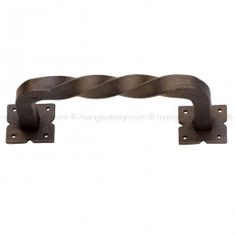 Maniglione per porta ferro vecchio Metal Style FE09081 misura 230x45 mm
