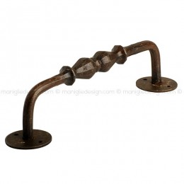 Maniglione ferro vecchio per porta Metal Style FE09096 misura 50x285x80 mm