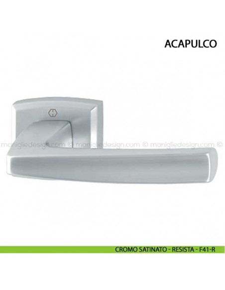 Maniglia per porta Acapulco Hoppe cromo satinato - F41-R