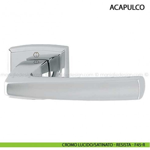 Maniglia per porta Acapulco Hoppe cromo lucido/satinato - F45-R