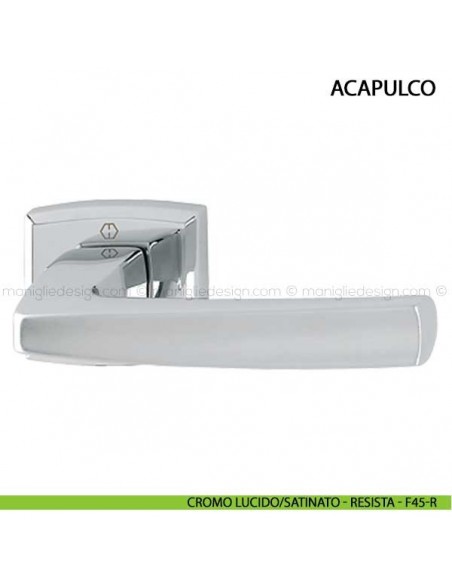 Maniglia per porta Acapulco Hoppe cromo lucido/satinato - F45-R