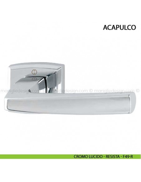 Maniglia per porta Acapulco Hoppe cromo lucido - F49-R