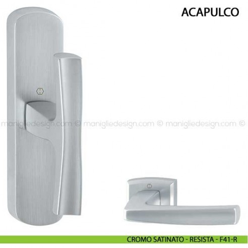 Maniglia per finestra cremonese Acapulco Hoppe cromo satinato - F41-R