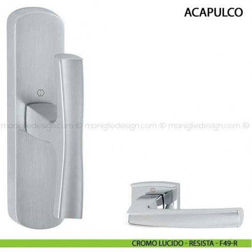 Maniglia per finestra cremonese Acapulco Hoppe cromo lucido - F49-R