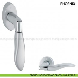 Maniglia per finestra martellina DK Phoenix Hoppe 2