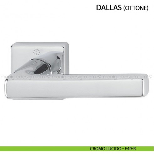 Maniglia per porta Dallas Hoppe cromo lucido - F49-R