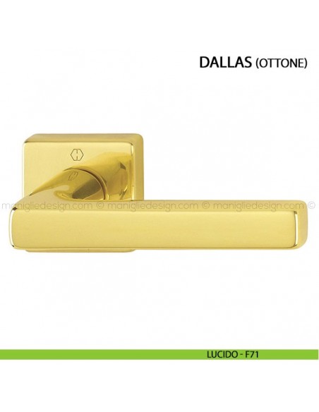 Maniglia per porta Dallas Hoppe lucido - F71