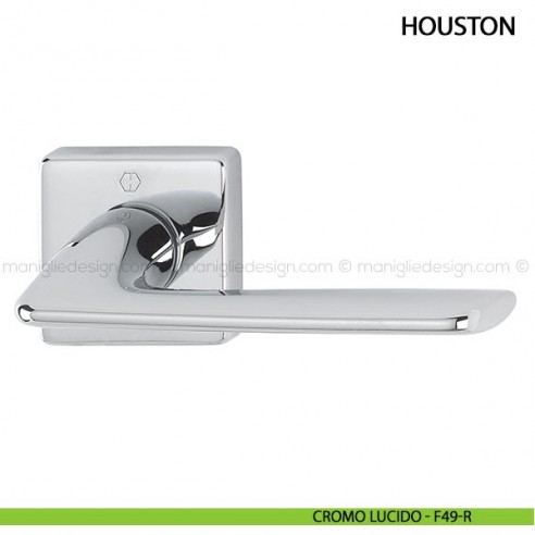Maniglia per porta Houston Hoppe cromo lucido - F49-R