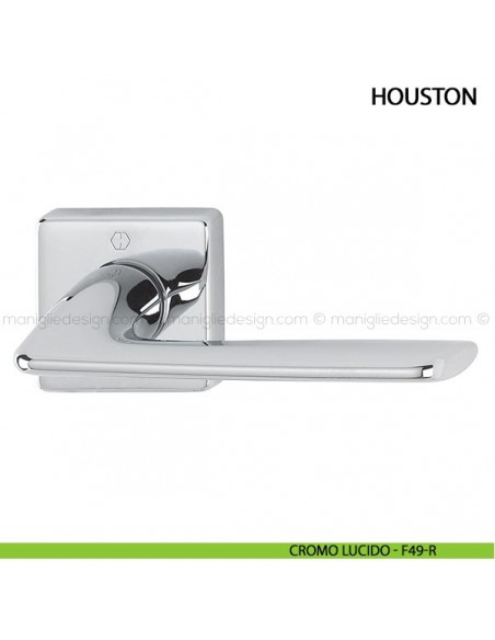 Maniglia per porta Houston Hoppe cromo lucido - F49-R