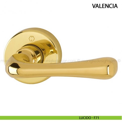 Maniglia per porta Valencia Hoppe lucido - F71