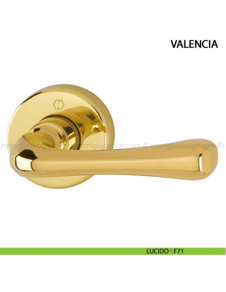 Maniglia per porta Valencia Hoppe lucido - F71