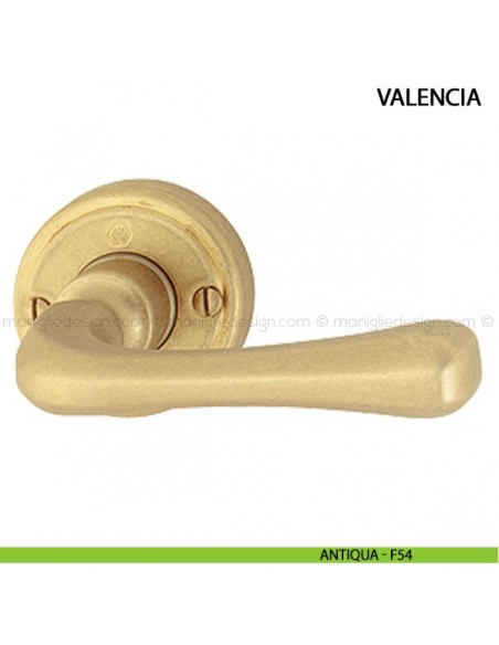 Maniglia per porta Valencia Hoppe antiqua - F54