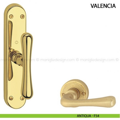 Maniglia per finestra cremonese Valencia Hoppe antiqua - F54