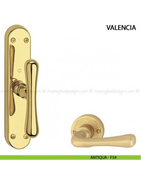 Maniglia per finestra cremonese Valencia Hoppe antiqua - F54