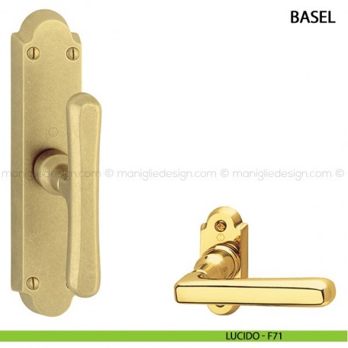 Maniglia per finestra cremonese Basel Hoppe lucido - F71