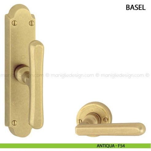 Maniglia per finestra cremonese Basel Hoppe antiqua - F54