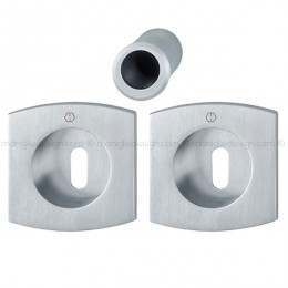 Kit per porta scorrevole con foro chiave Hoppe M462 Spazio Kit 4