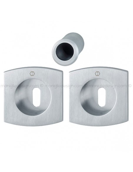 Kit per porta scorrevole con foro chiave Hoppe M462 Spazio Kit 4